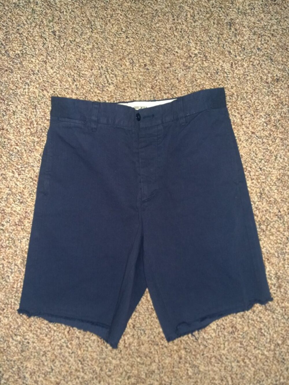 TODD SNYDER Japanese Cotton Cut-Off Shorts